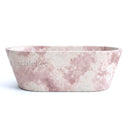 Pink marble bathtub in Rosa Eterea Pink - Image 5