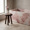 Pink Stone Bathtub in Rosa Eterea Pink - Image 3