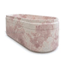 Stone bathtub in Rosa Eterea Pink - Image 5