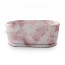 Freestanding marble tub in Rosa Eterea Pink - Image 6