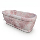 Stone freestanding tub in Rosa Eterea Pink - Image 5