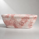 Stone freestanding tub in Rosa Eterea Pink - Image 2