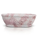Stone freestanding tub in Rosa Eterea Pink - Image 4