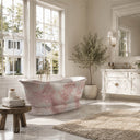 Natural stone bath in Rosa Eterea Pink - Image 1