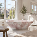Marble bathtub in Rosa Eterea Pink - Image 1