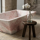 Marble bathtub in Rosa Eterea Pink - Image 3