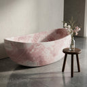 Marble bath in Rosa Eterea Pink - Image 3