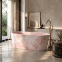 Marble tub in Rosa Eterea Pink - Image 1