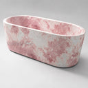Marble tub in Rosa Eterea Pink - Image 2