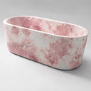 Marble tub in Rosa Eterea Pink - Image 2