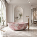Pink Stone Bathtub in Rosa Eterea Pink - Image 4