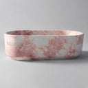 Natural stone bathtub in Rosa Eterea Pink - Image 2