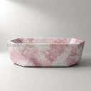 Freestanding marble tub in Rosa Eterea Pink - Image 2