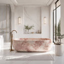 Marble bathtub in Rosa Eterea Pink - Image 1