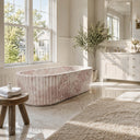 Marble tub in Rosa Eterea Pink - Image 6