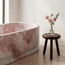 Natural stone bathtub in Rosa Eterea Pink - Image 3