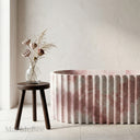 Stone bathtub in Rosa Eterea Pink - Image 3