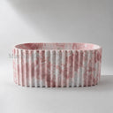 Stone bathtub in Rosa Eterea Pink - Image 2