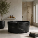 Granite Bath in cosmic black granite - Image 4