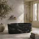 Stone bathtub in Black Storm Granite - Image 1
