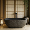 Black Limestone Bath