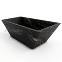 Granite tub in cosmic black granite - Image 5