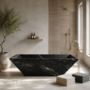 Granite tub in cosmic black granite - Image 1