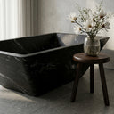 Granite tub in cosmic black granite - Image 3