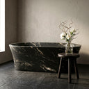 Stone bathtub in cosmic black granite - Image 3