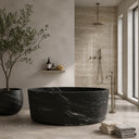 Granite Bathtub in cosmic black granite - Image 4