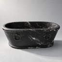 Granite tub in titanium black granite - Image 2