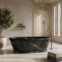 Granite tub in titanium black granite - Image 1
