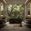 Granite Bath in Black Storm Granite - Image 1