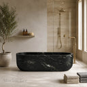 Stone bath in Black Storm Granite - Image 4