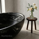 Granite tub in Black Storm Granite - Image 3