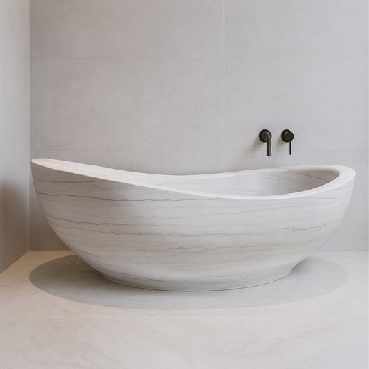 White Marble Bath Marblebee