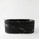 Stone bathtub in Black Storm Granite - Image 4