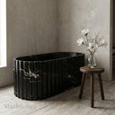 Stone bathtub in Black Storm Granite - Image 3