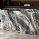 marble tub in Valgri white - Image 3
