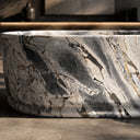 natural stone bath in Valgri white - Image 3