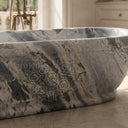 stone freestanding tub in Valgri white - Image 3