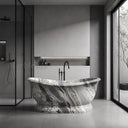 natural stone tub in Valgri white - Image 2