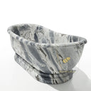 natural stone tub in Valgri white - Image 4