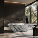 freestanding tub stone in Valgri white - Image 2