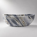 Freestanding marble tub in Valgri white - Image 1