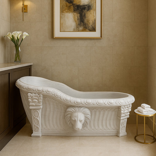 Marble Bath Vintage Style