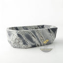 solid stone tub in Valgri white - Image 5