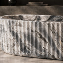stone bathtub for sale in Valgri white - Image 3
