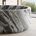 marble soking tub in Valgri white - Image 3