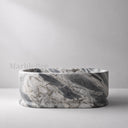 marble bathtub customization in Valgri white - Image 1